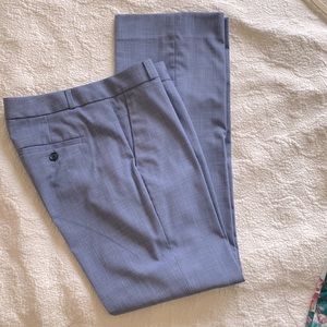 Banana Republic Logan Trouser Blue Linen print